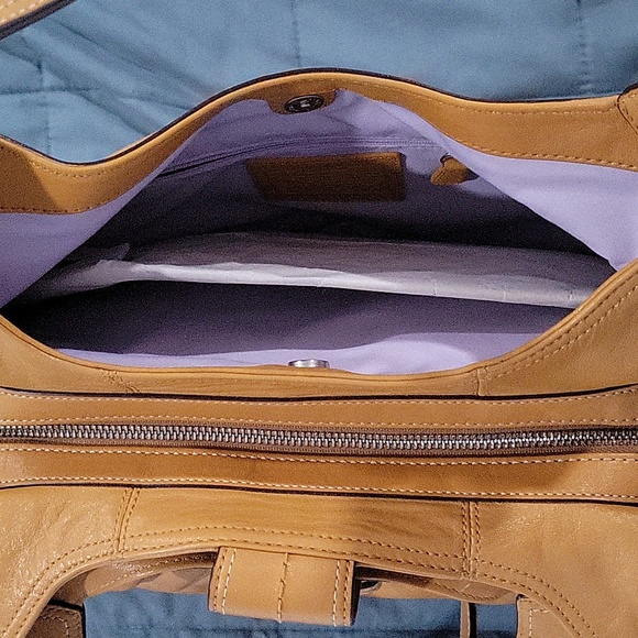 Coach Triple Compartment Buckle Shoulder Bag - Picture 10 of 16